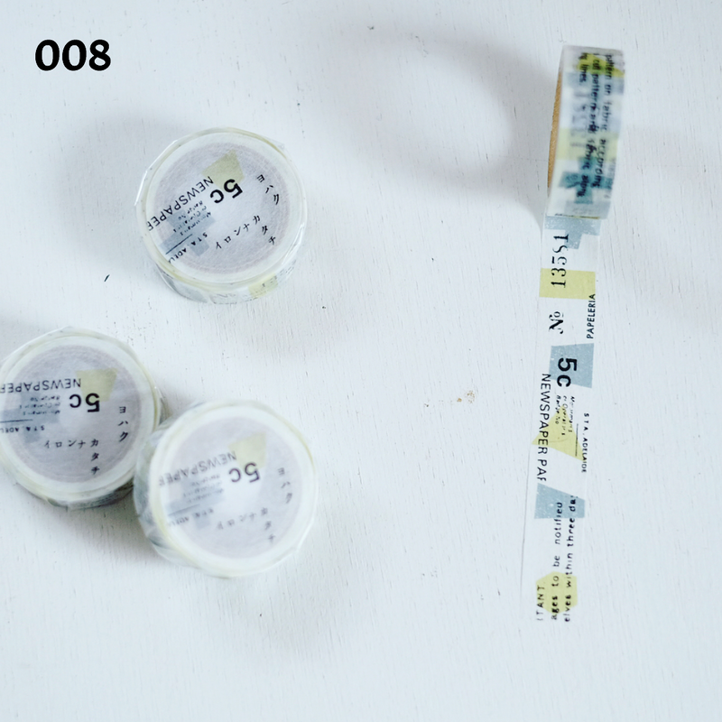 YOHAKU Original Washi Tapes Collection I