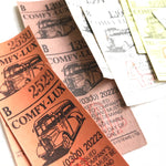 Vintage Ticket Set - Comfy-Lix Bus Ticket (10pcs)