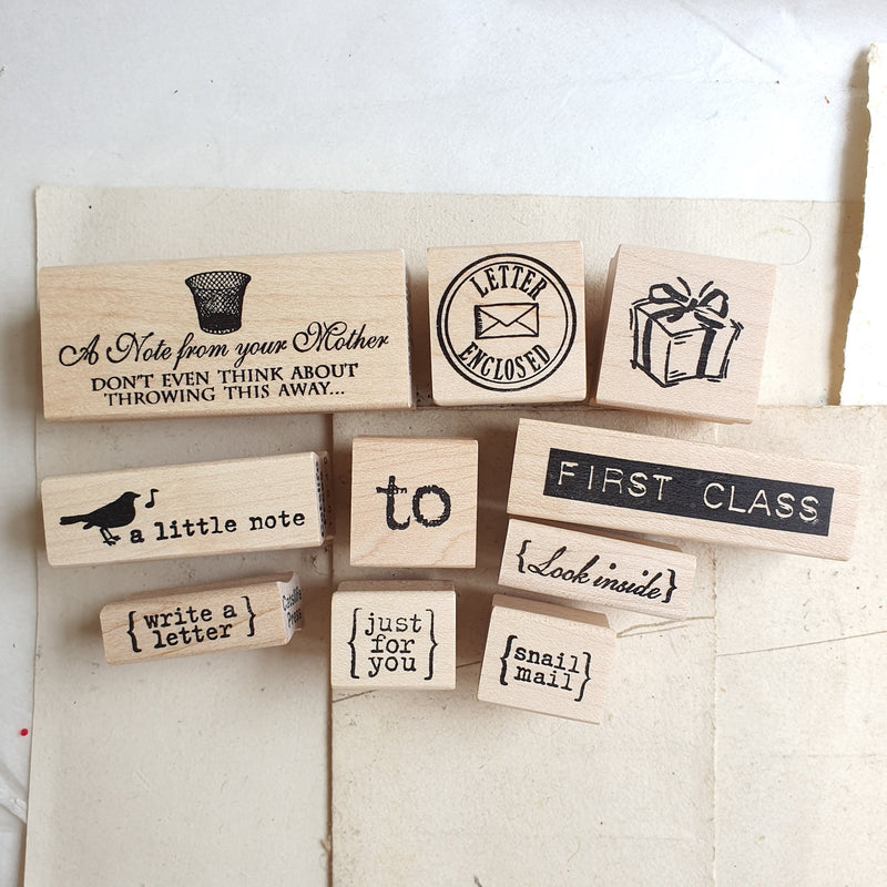 CatslifePress Rubber Stamp - outgoings Series