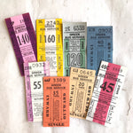 Vintage Ticket Set - Green Bus Services (8pcs)