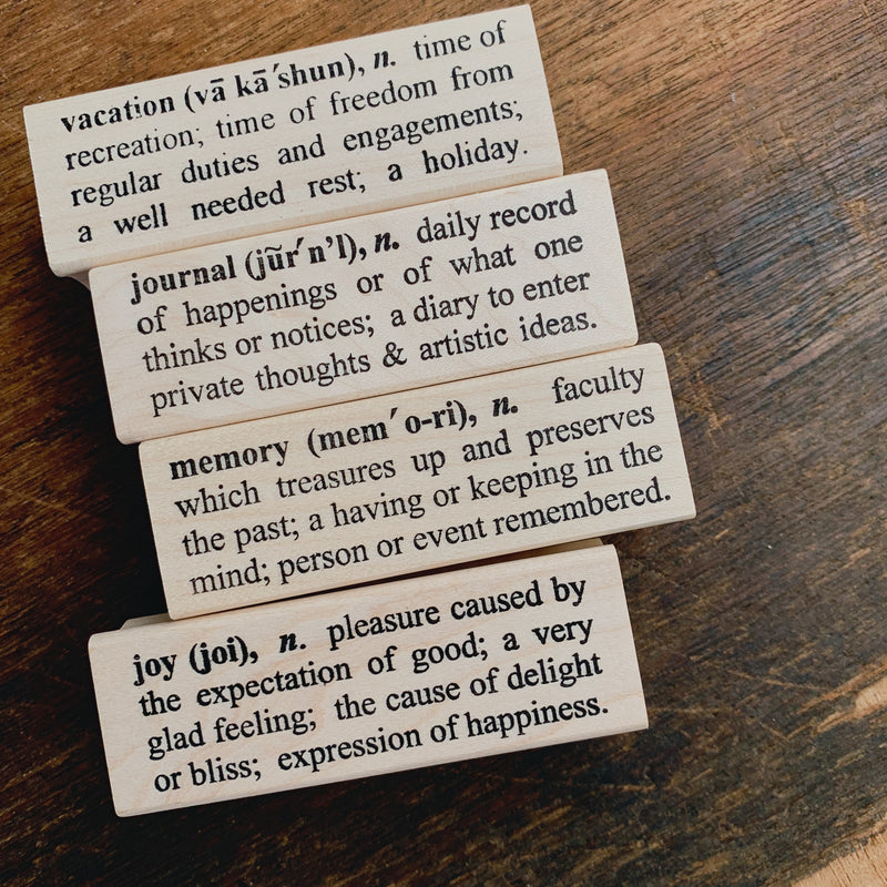 Catslifepress Definition Rubber Stamp