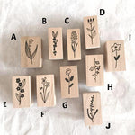 Kojima Inbo Rubber Stamp - Botanical Series