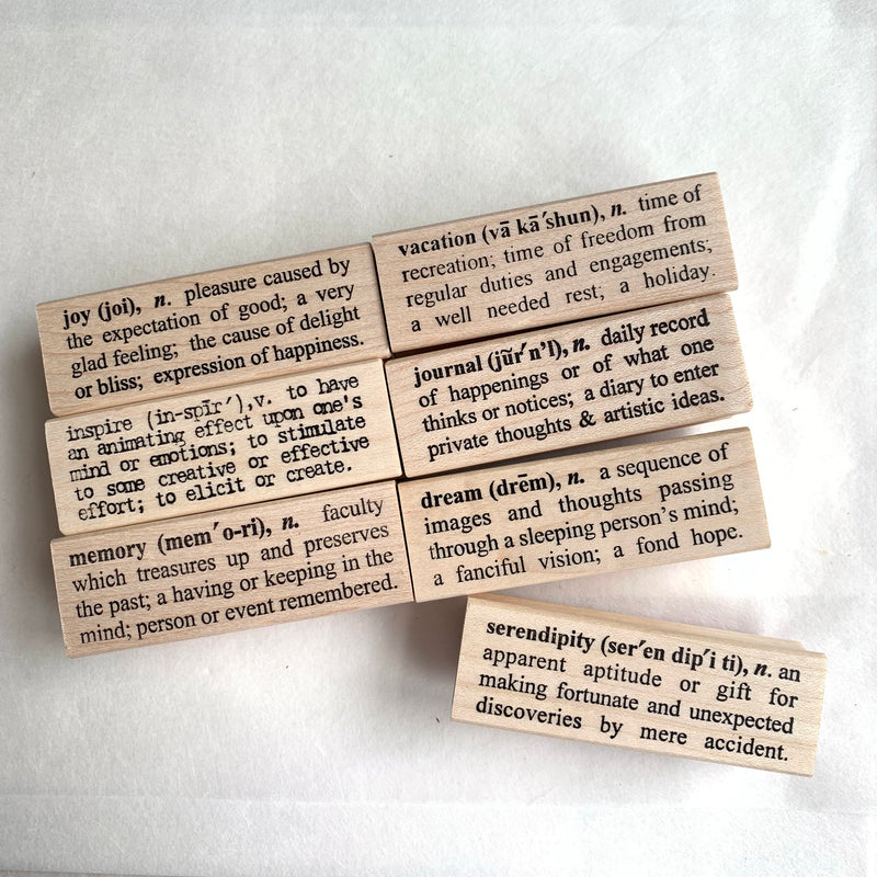 Catslifepress Definition Rubber Stamp