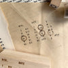 Roman Numerals Date Rubber Stamp