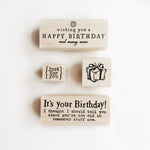 CatslifePress Rubber Stamp - Birthday Series