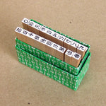 Japanese Number Rubber Stamp Set