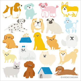 Hitotoki Pop-Up Stickers - Dog