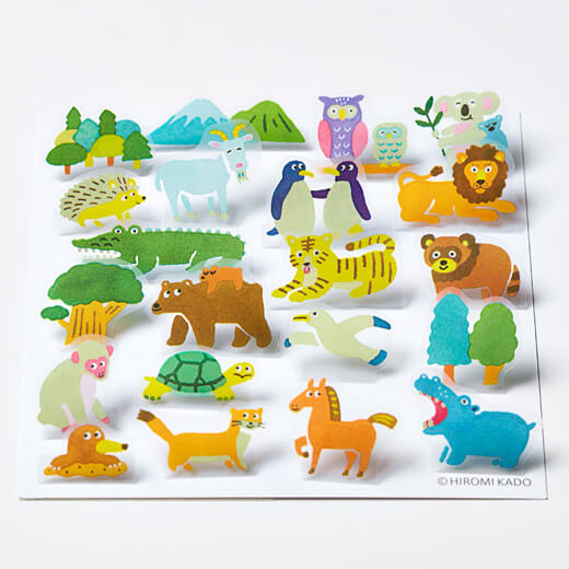 Hitotoki Pop-Up Stickers - Animal