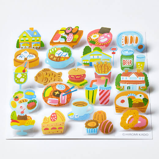 Hitotoki Pop-Up Stickers - Gourmet