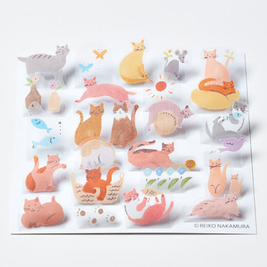 Hitotoki Pop-Up Stickers - Cat