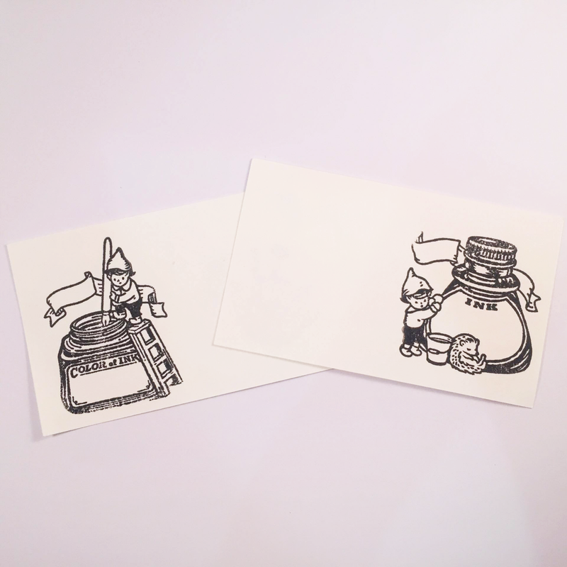 Plain Stationery Ink Rubber Stamps