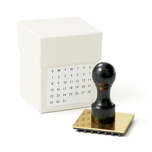 Mizushima Perpetual Calendar Rubber Stamp