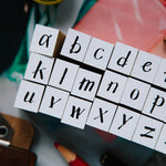 OURS Alphabet Rubber Stamp Set