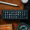 OURS Alphabet Rubber Stamp Set