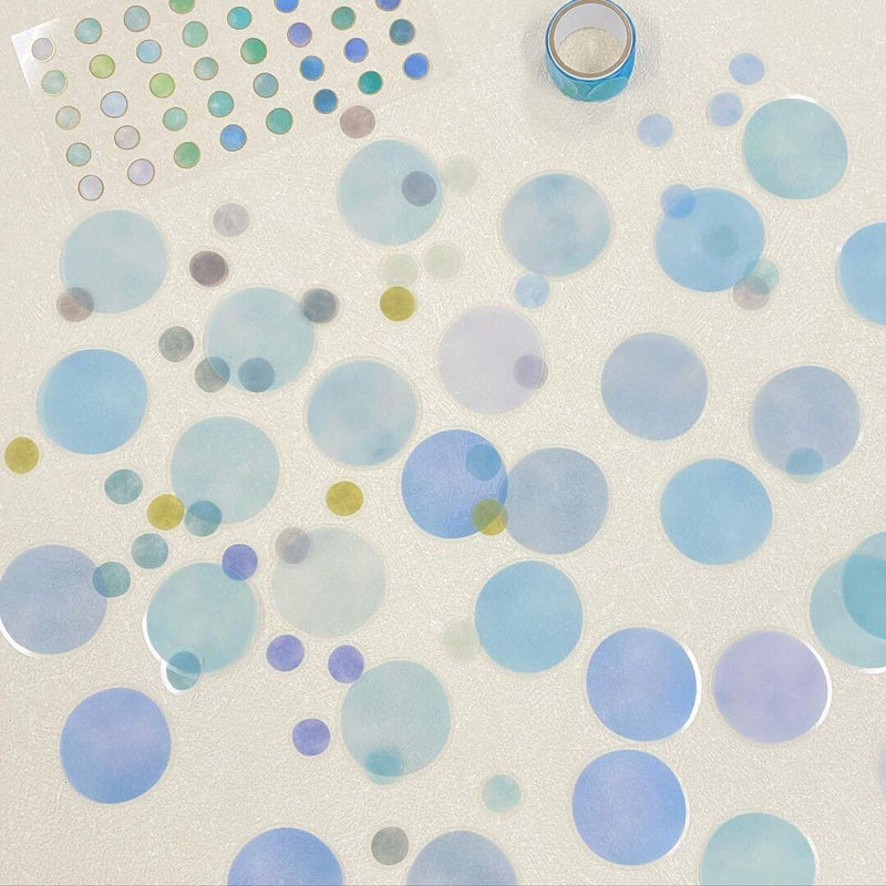 Japanese Colour Swatch Tracing Paper Stickers