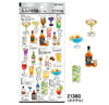 Adult Picture Book Sticker Sheet - Cocktail