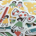 Furukawashiko [My Perfect Day] Sticker Flakes - Kobito (little people)