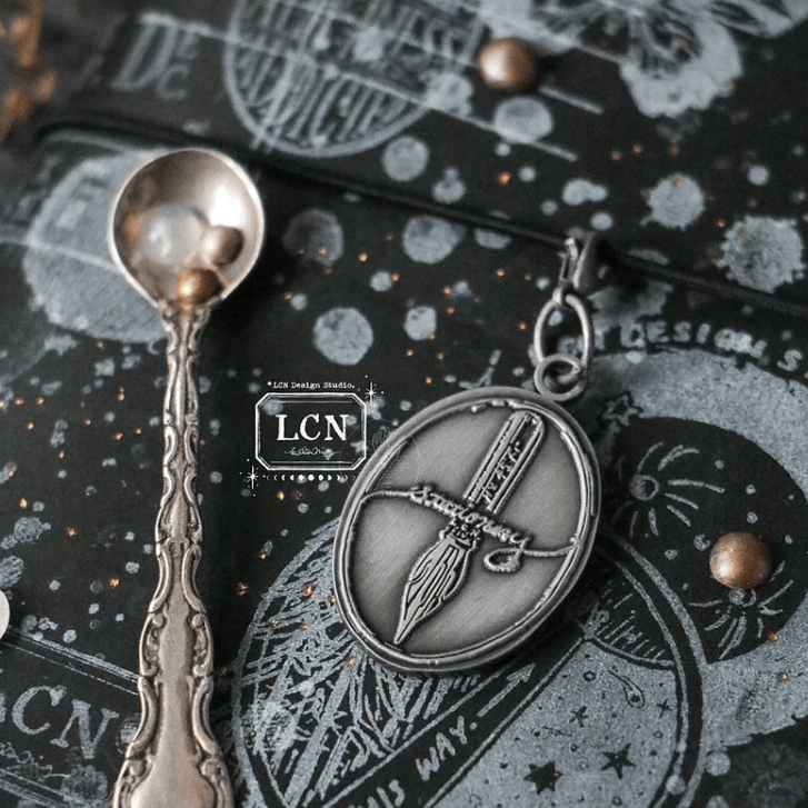 LCN Double-Sided Metal Charm - Paperlover / Stationery Addicted