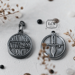 LCN Double-Sided Metal Charm - Paperlover / Stationery Addicted