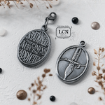 LCN Double-Sided Metal Charm - Paperlover / Stationery Addicted