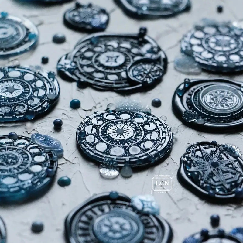 LCN Wax Seal - Round moon phase