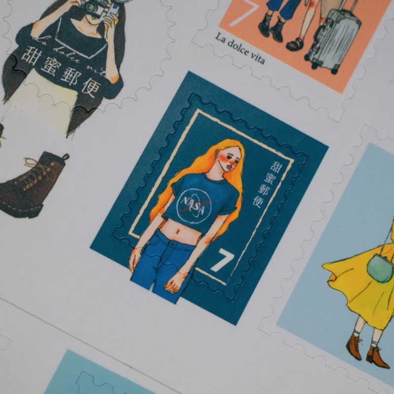 LDV Postage Stamp Stickers: Searching for Aurora