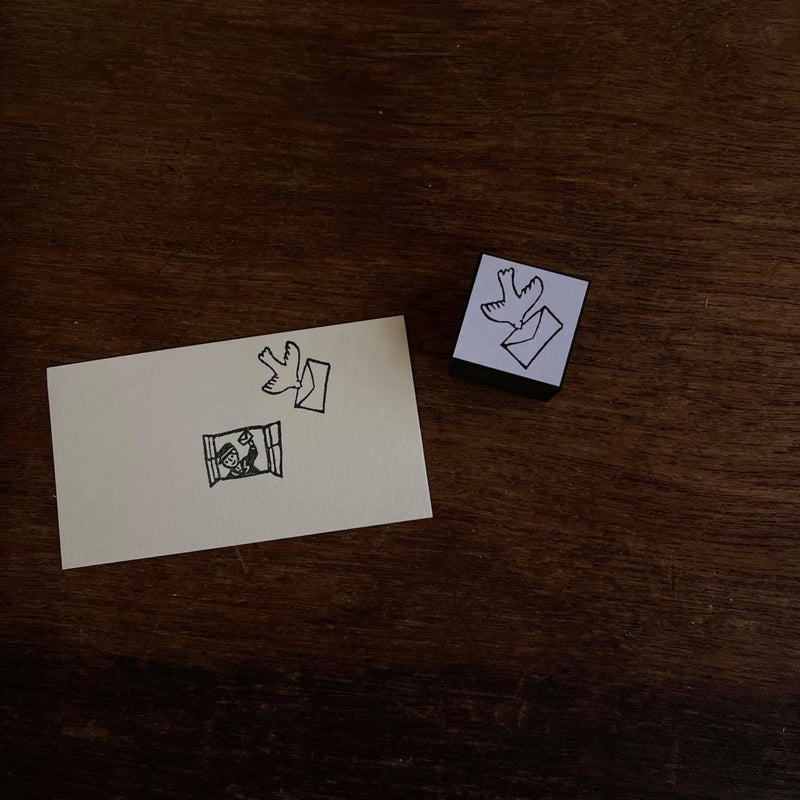 Kocka Rubber Stamp - Letter