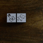 Kocka Rubber Stamp - Letter