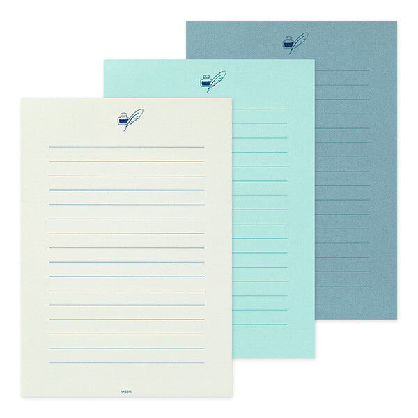 MD 3-Tones Letter Pad - Blue