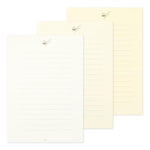 MD 3-Tones Letter Pad - White