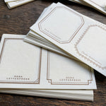Oeda Letterpress Sticker Set