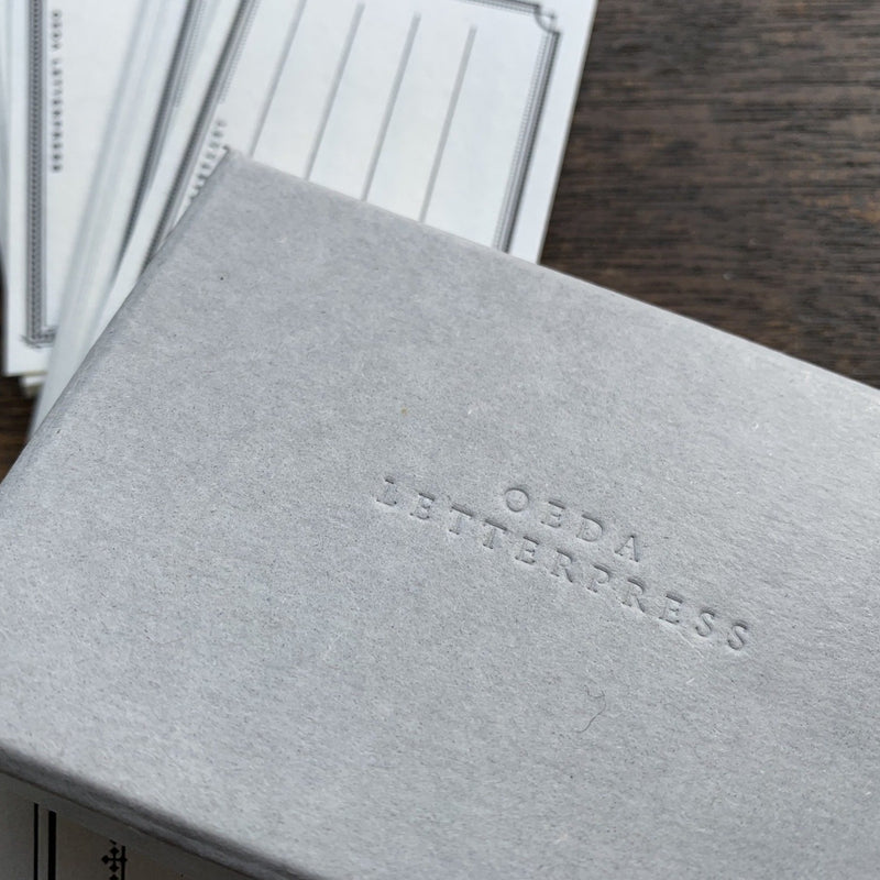 Oeda Letterpress Sticker Set
