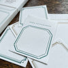Oeda Letterpress 3 Patterns Label Book III (Green & Gold / Purple & Gold)