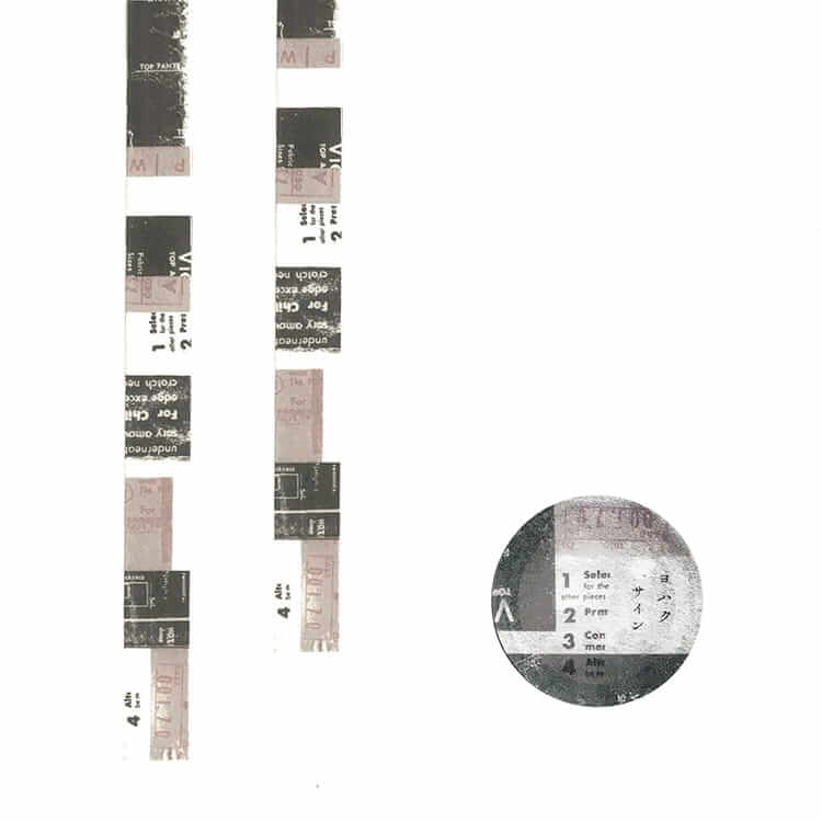 YOHAKU Original Washi Tape | YML711 Sign [Limited Edition]