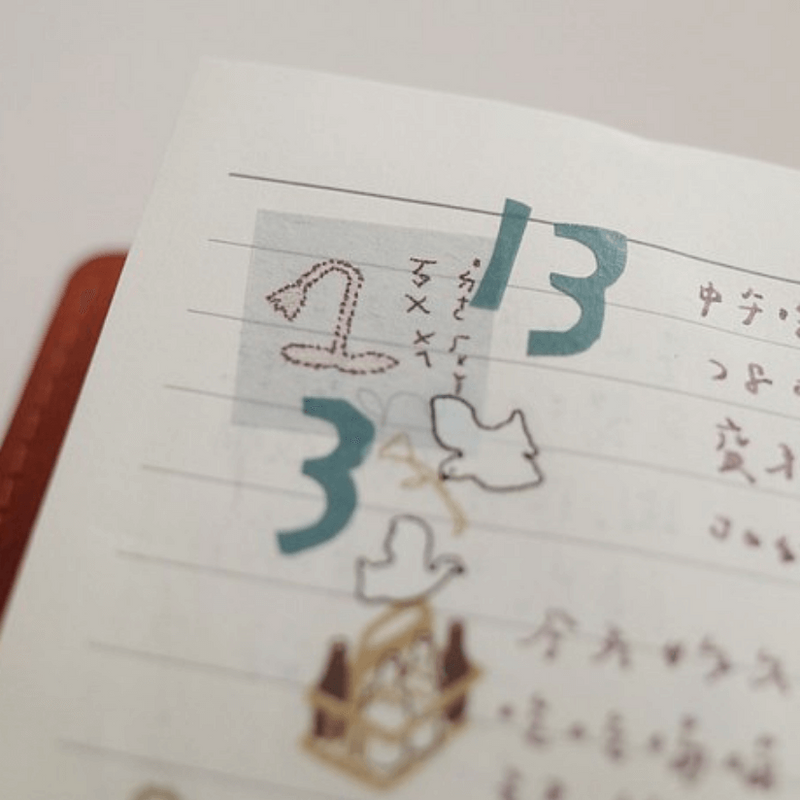 misshoegg Washi Tape - Little Blue Flower