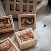 Meow Illustration Rubber Stamp Set - Little Houses - Southern Highlands