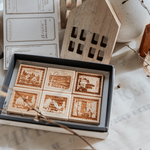 Meow Illustration Rubber Stamp Set - Little Houses - Southern Highlands