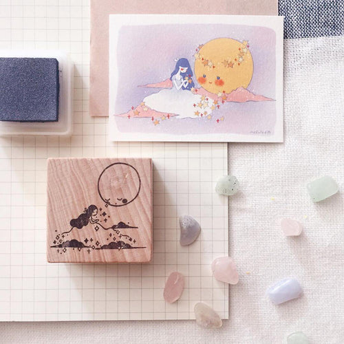 msbulat Rubber Stamp - Luna & Me