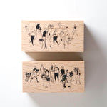 modaizhi One Day Rubber Stamp Set - Plant Series