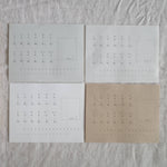 Hanen Studio Paper Memo - Calendar