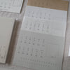 Hanen Studio Paper Memo - Calendar
