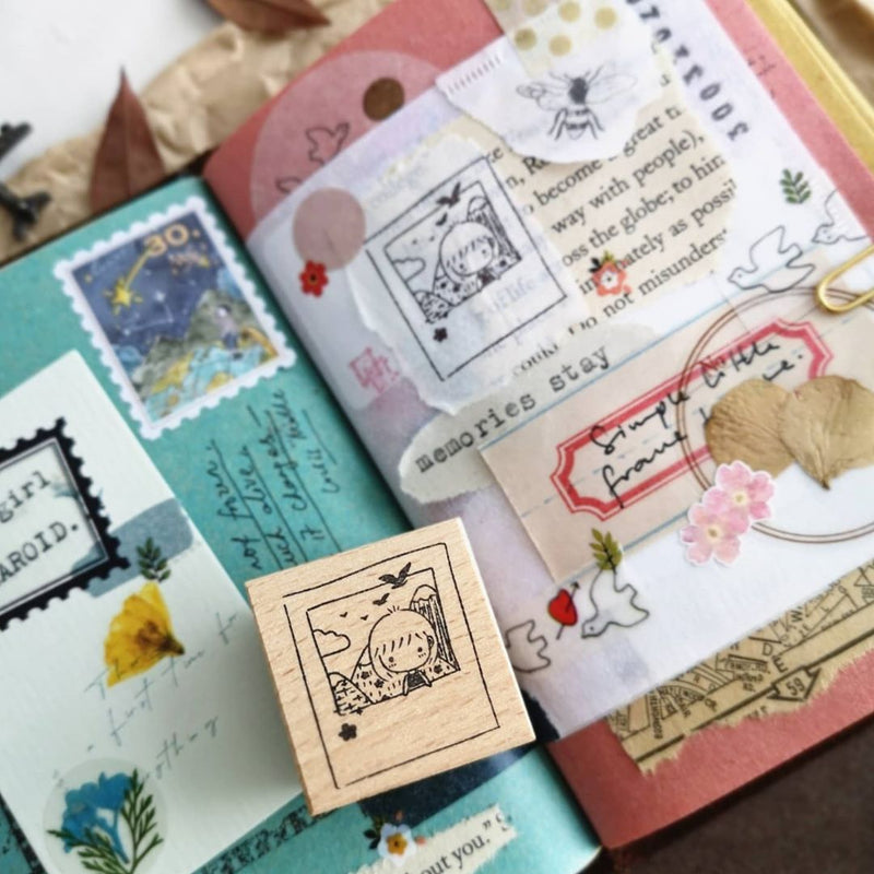 Mini Girls: Thumbelina Rubber Stamp