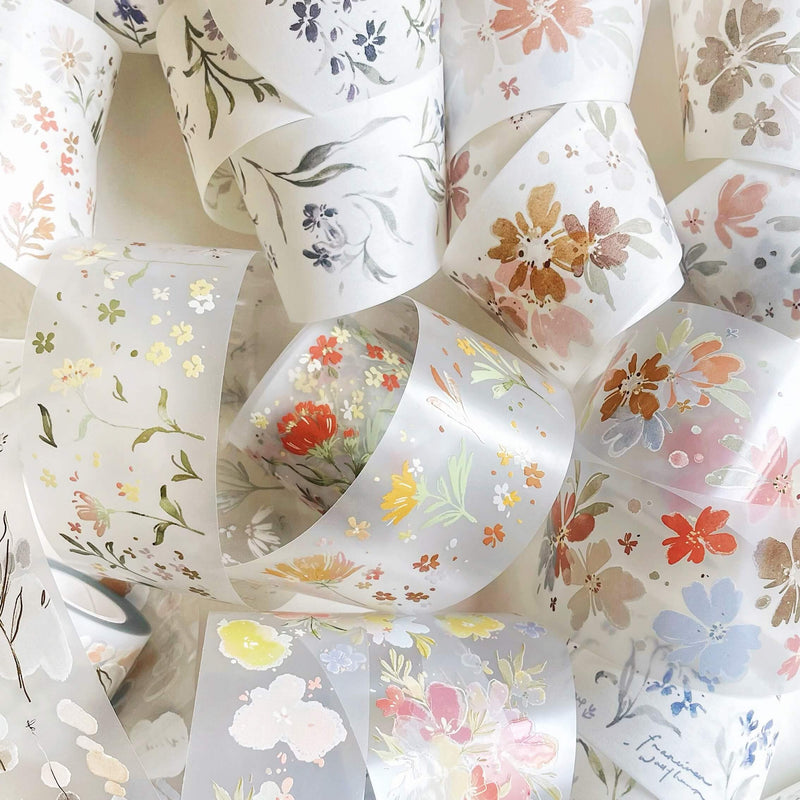 Meow Illustration Washi/PET Tape Sample Pack