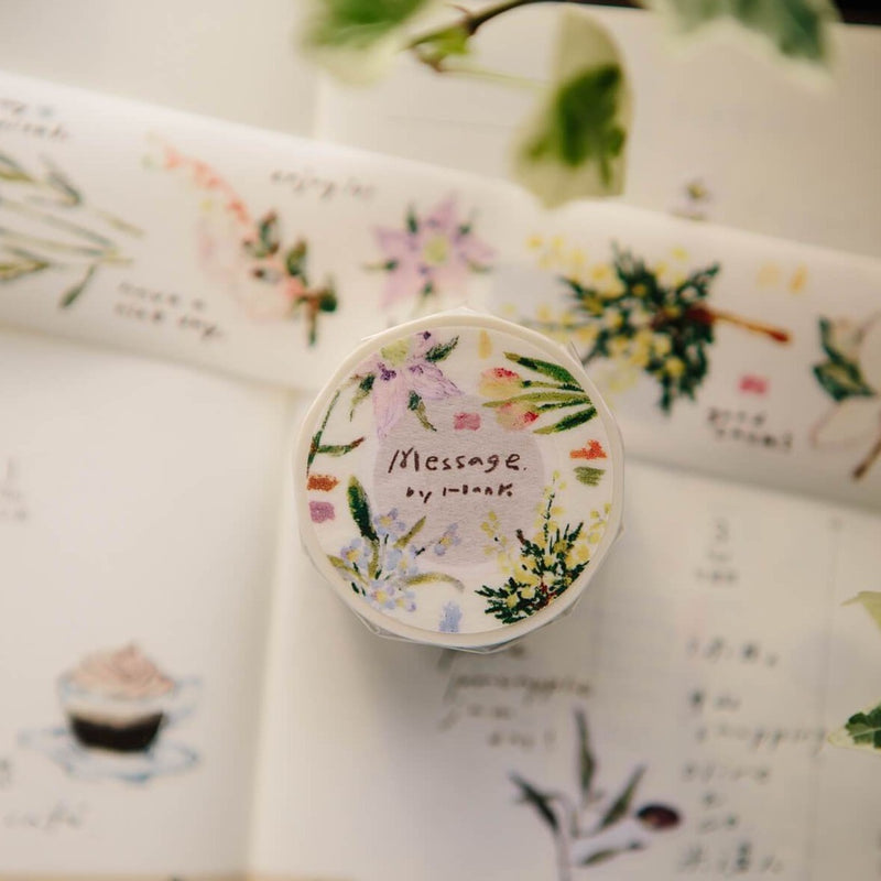 OURS Washi Tape - Flower Message