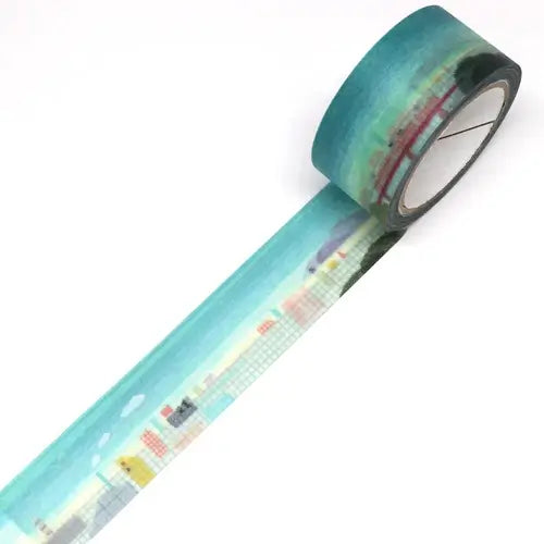 Miki Tamura Washi Tape - Blue and the City
