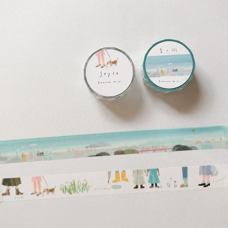 Miki Tamura Washi Tape - Blue and the City