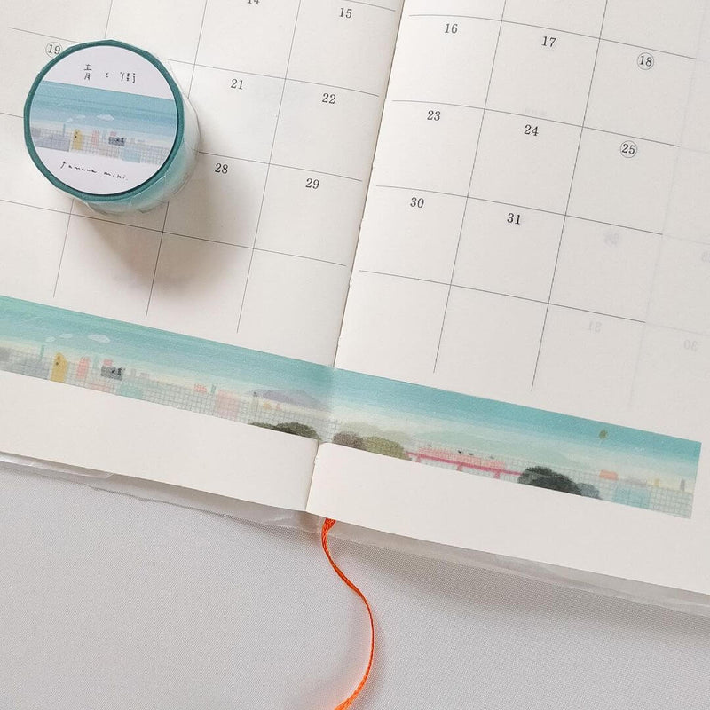 Miki Tamura Washi Tape - Blue and the City