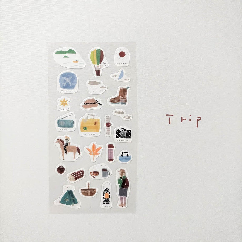 [My Favorite] Washi Sticker - Trip