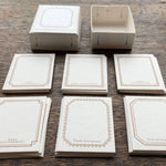 Oeda Letterpress Frame Mini Card Box