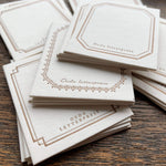 Oeda Letterpress Frame Mini Card Box